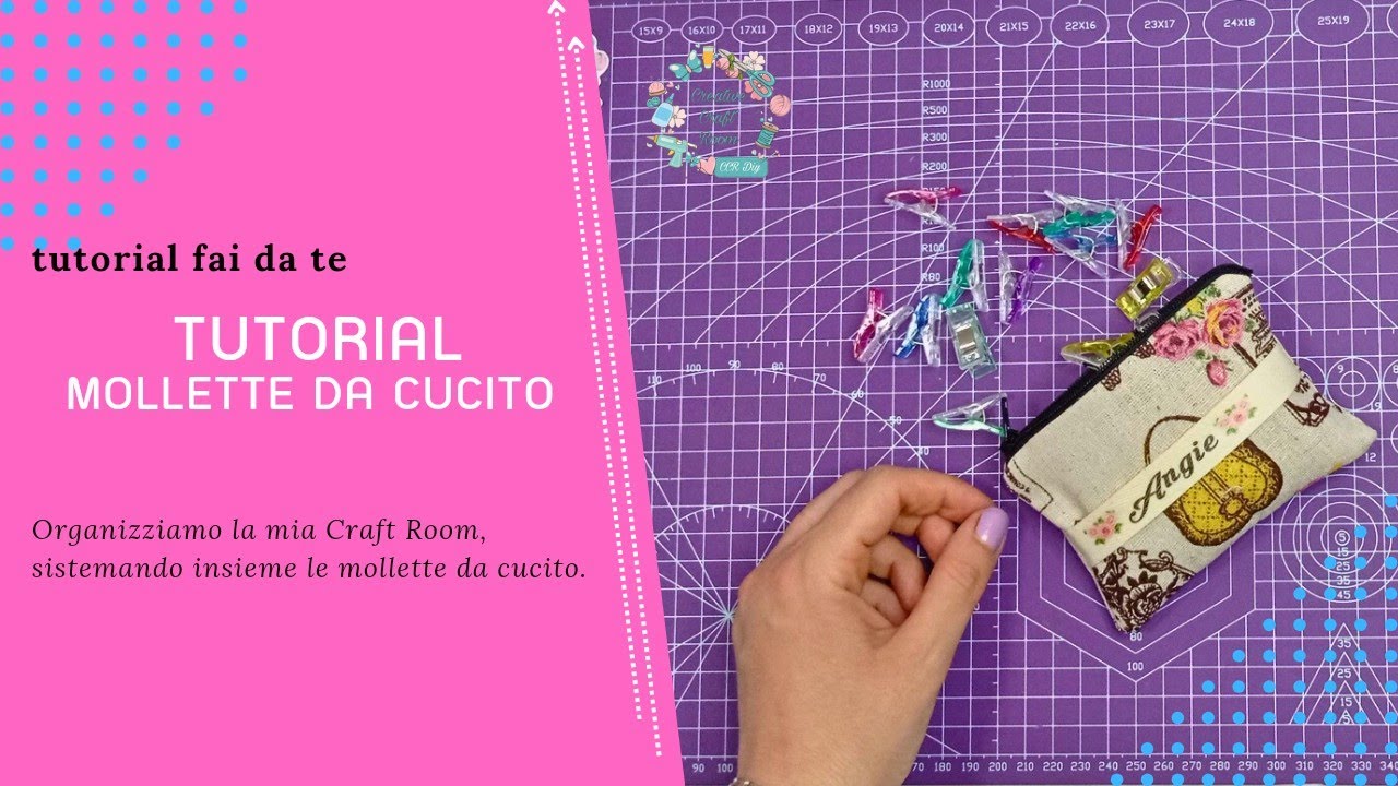 TUTORIAL: Come organizzare le mollette da cucito. 