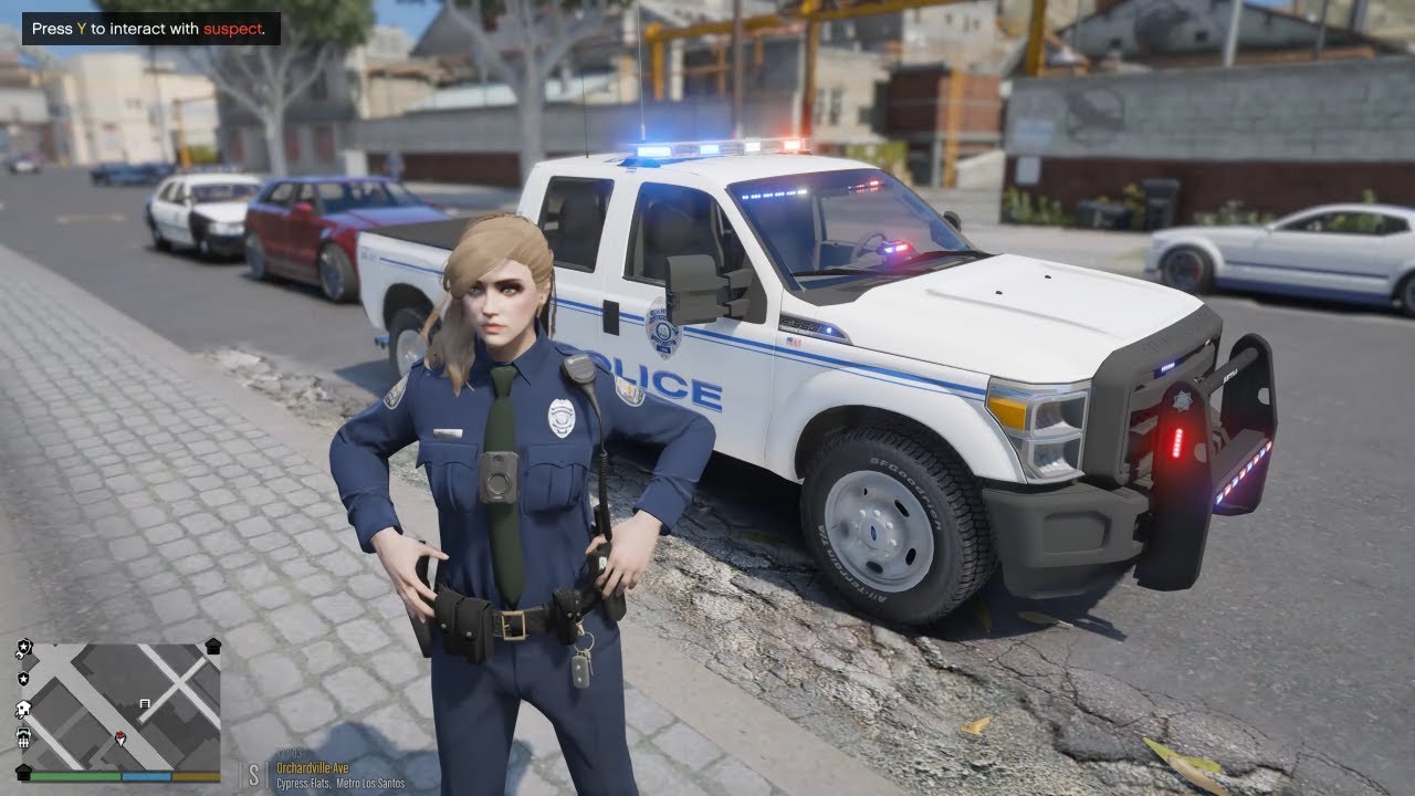 Gta 5 LSPDFR Let's Play As North Las Vegas PD Female Officer - F350 Routine Patrol