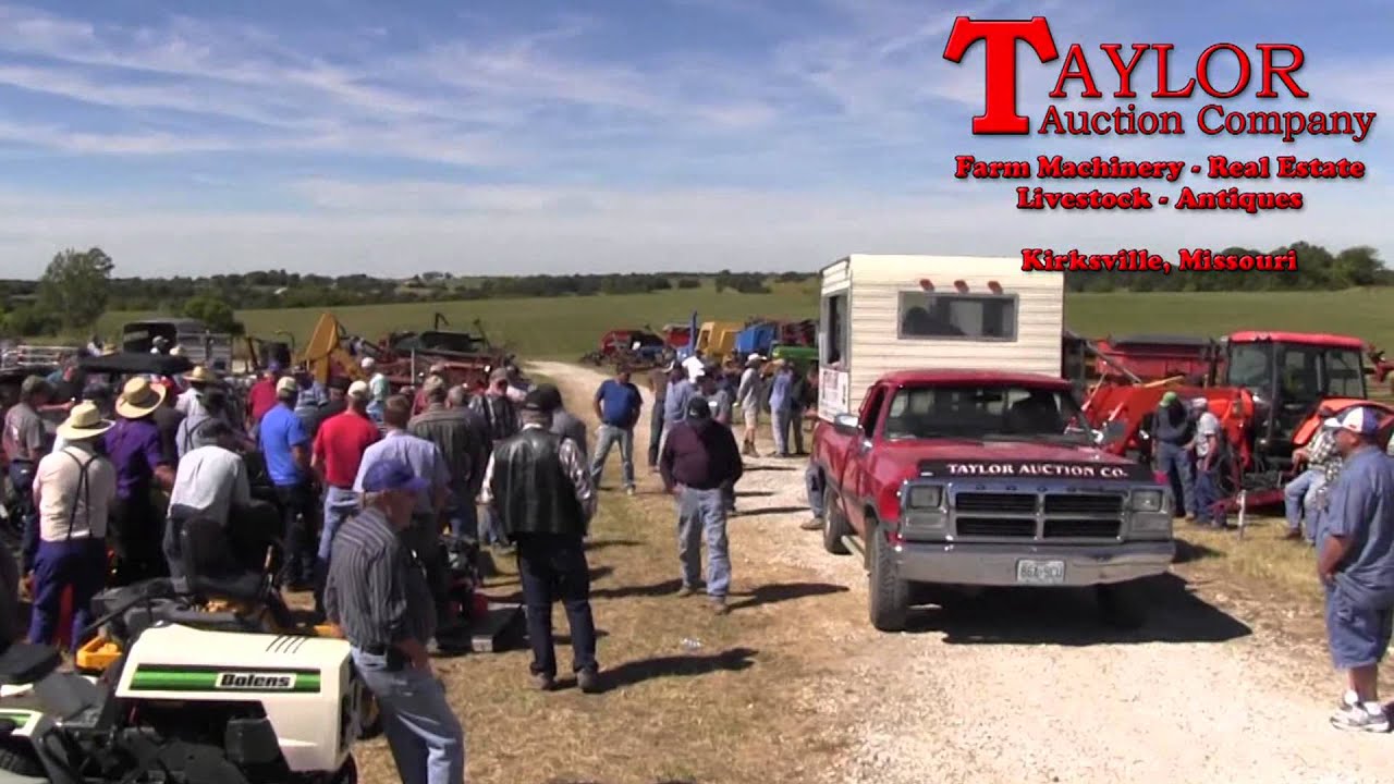 Taylor Auction Company Kirksville, Missouri YouTube