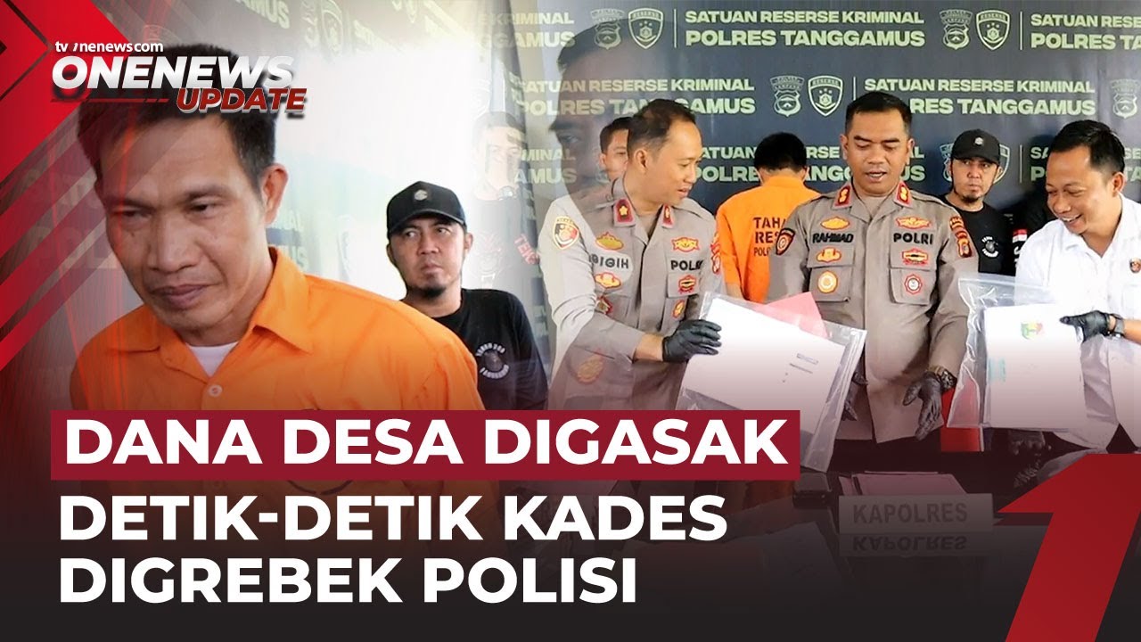 Kepala Desa Korupsi Rp1 Miliar Ditangkap Paksa Polisi Saat Sembunyi di Rumah Istri Muda | OneNews Up
