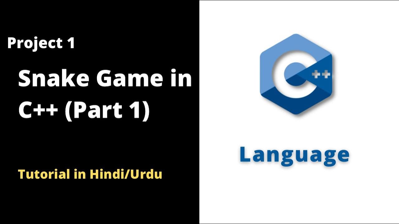 🐍 Crafting a Simple Snake Game in C++ - Part 1 | C++ Tutorial 2022 ...
