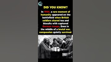 British Soldiers Shared Tea with German POWs #shorts #worldwar2