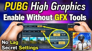 How To Enable 4k UHD PUBG Graphics Without Any Gfx Tools 2020 |PUBG Lag Fix Android screenshot 3