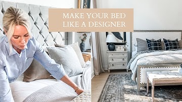 Creating a designer looking bed at home | luxury hotel like bedding