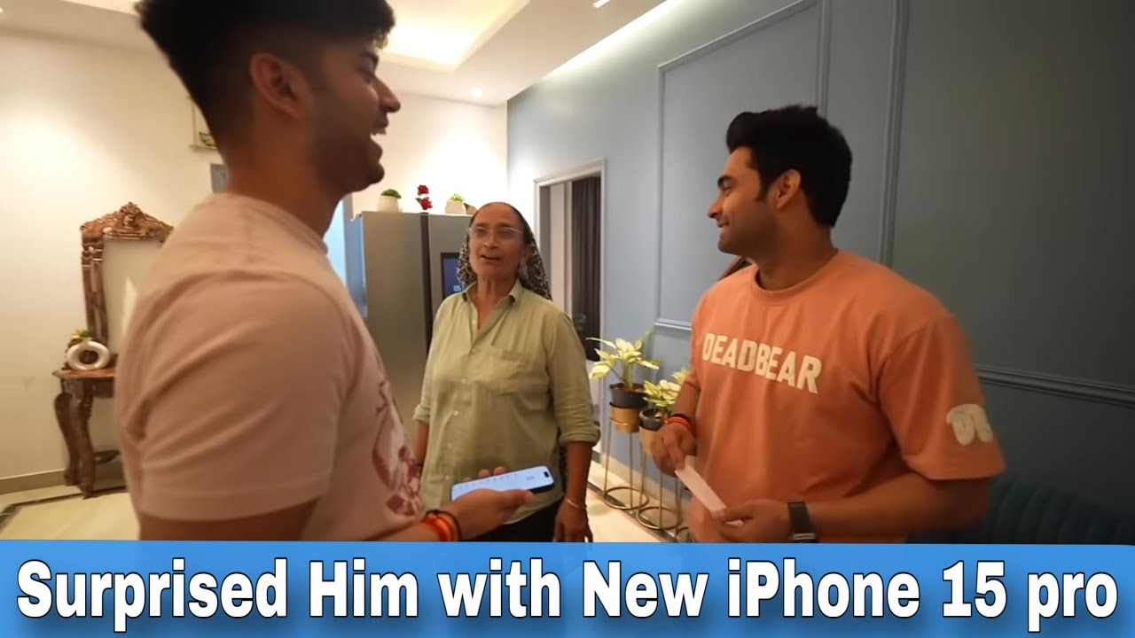 Bhanje Ko Gift Kar Diya 1.5 lakh ka iPhone 😎 || Family Reaction ||  Ajju0008