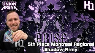 5th place shadow army deck profile featuring HQ - Josh