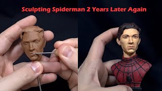 This Is Probably My Last Video - Sculpting Tom Holland as Spiderman In Clay (Timelpse)