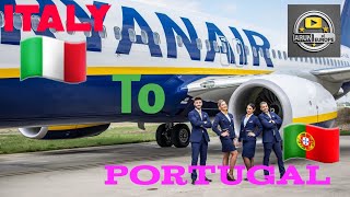 Italy to Portugal without TRC card Flight With Arun in Europe. Domestic Flight of Ryanair.
