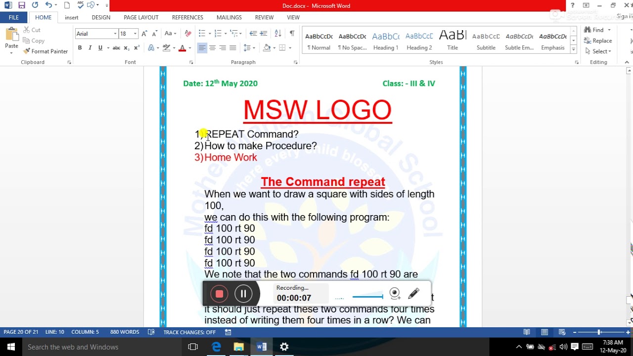 msw logo commands download