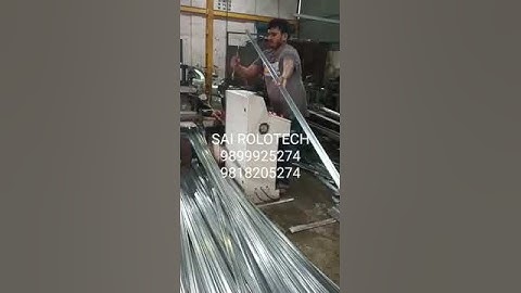 automatic pop channel roll forming machine