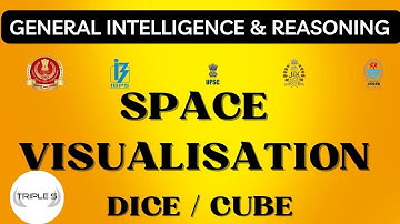 SPACE VISUALISATION - DICE/ CUBE - Reasoning for VLW SSC CGL CHSL MTS