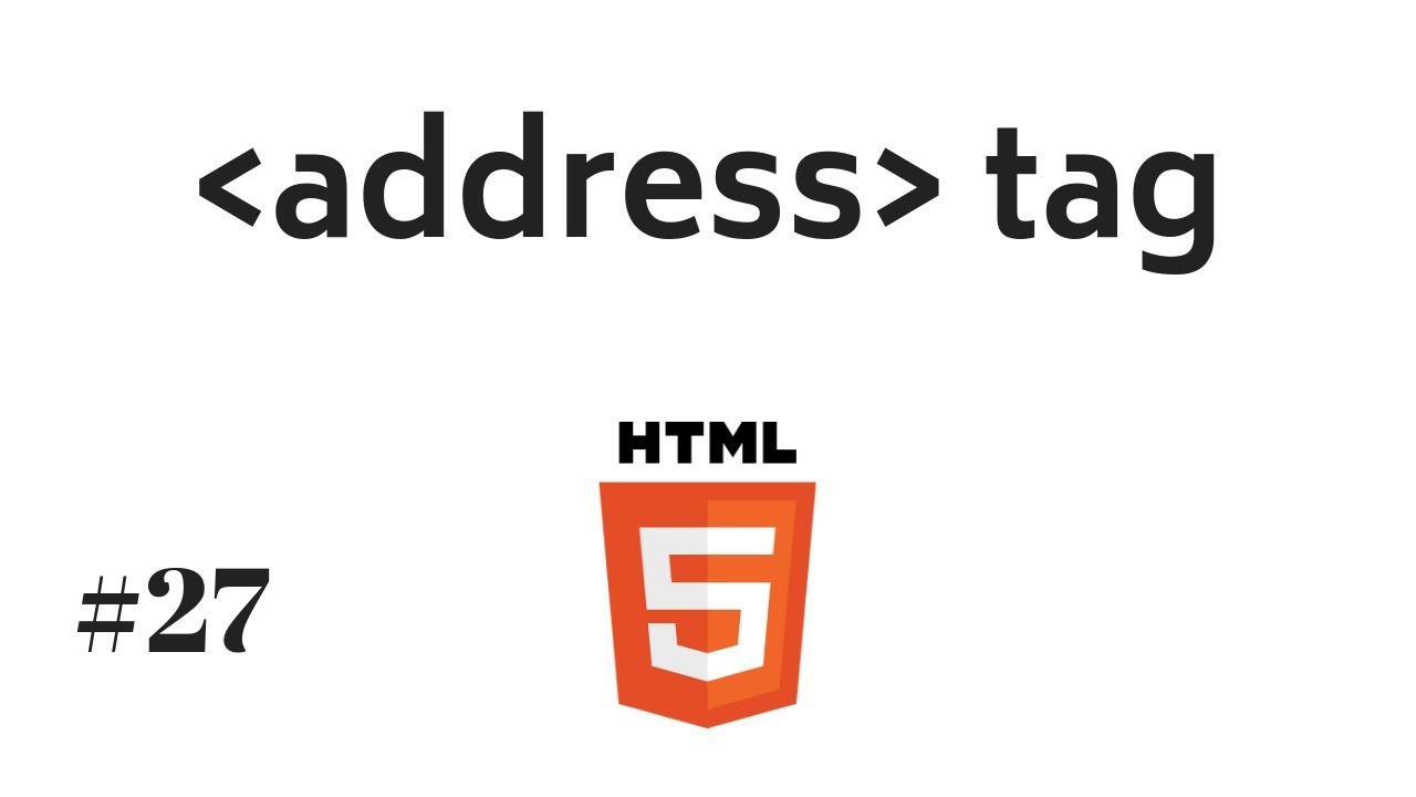 address tag in html in hindi Learn HTML Shiva web tutorial YouTube