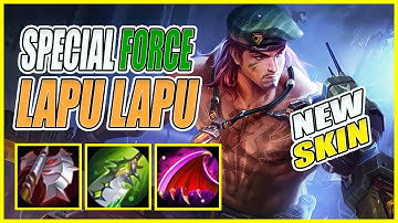 LAPU LAPU NEW SPECIAL FORCES STARLIGHT SKIN IS AMAZING 😍 | Mobile legends |MLBB