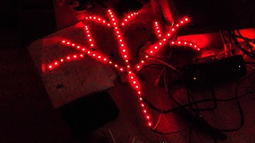 Tree shaped Musical LED String with WS2811 and Arduino