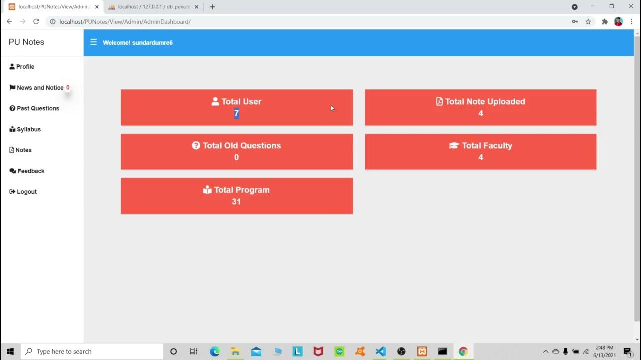 Course Management System PHP & Mysql || Free Source Code - YouTube