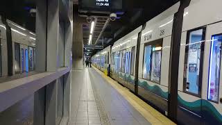 Link Light Rail 1 line train at Capitol Hill station