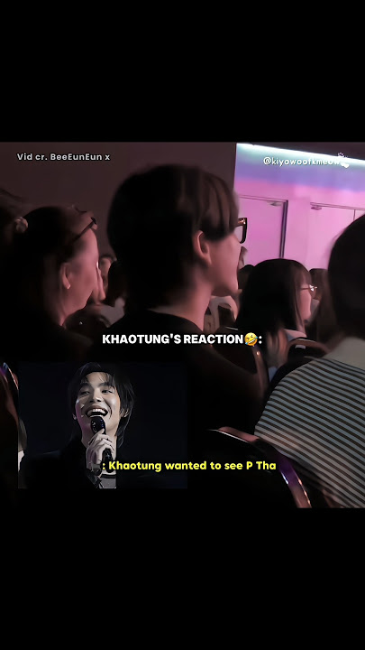 Khaotung’s reaction when First used P’Tha as an excuse🤣 #Firstkhaotung  #MyMagicProphecyFinalEP