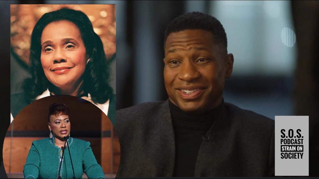 ⁣Jonathan Majors Found His Coretta Scott King??