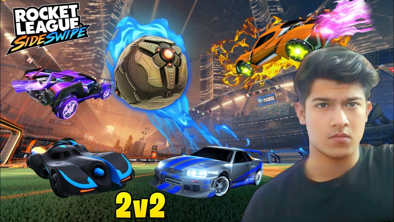 2v2 Grand Champion RANK PUSH: High-Level Rocket League Sideswipe Gameplay!