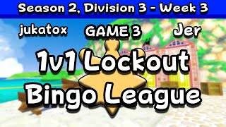 Season 2, Division 3 Playoffs, Week 3: jukatox vs. Jer, Game 3