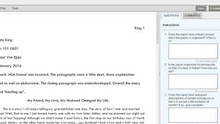 Writing a peer and self review 02 13 2014 12 55