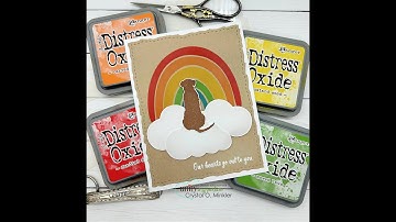 Pet Sympathy Card on Kraft | Somewhere Over the Rainbow Bundle | Unity Stamp Co.