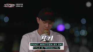 poem by donghyuk (iKon tv)