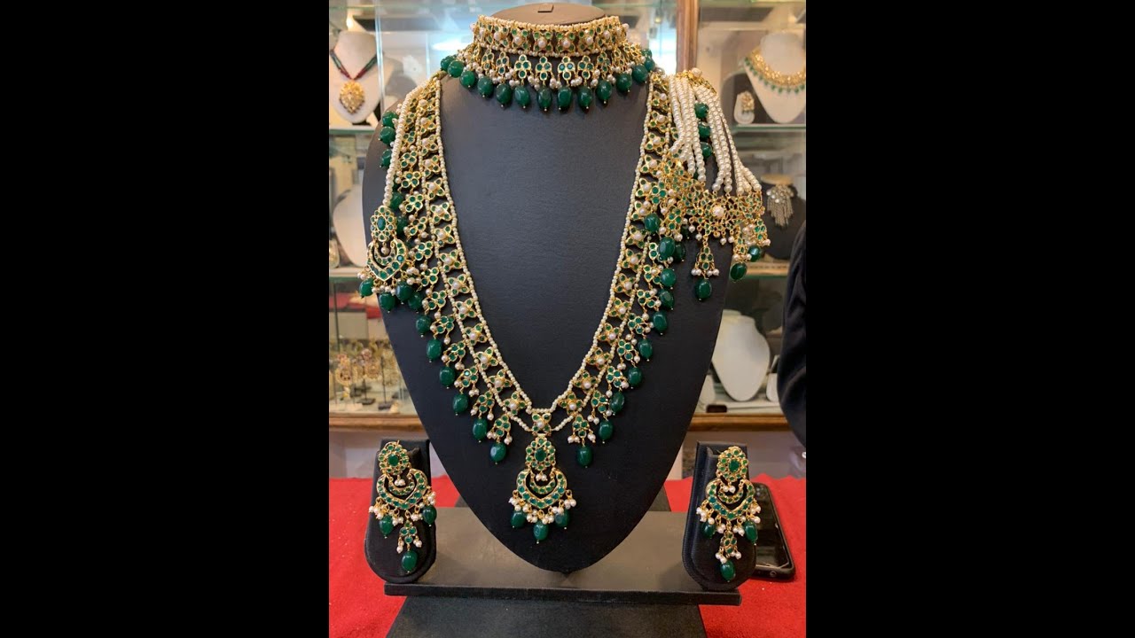 Beautiful Hyderabadi Sets | Real Pearls and Stones | Buy Online | Discounted Prices | 