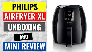 punch vredig schild Philips Airfryer XL unboxing and mini review - YouTube