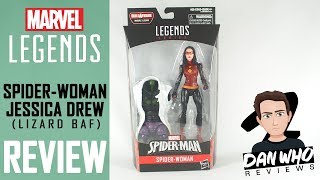 Marvel Legends Spider-Woman Lizard Baf Review