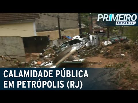 Prefeitura de Petrópolis (RJ) decreta estado de calamidade pública | Primeiro Impacto (16/02/22)