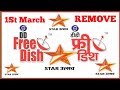 Dd free dish Remove Star utsav channel