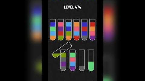 Water sort puzzle level 474