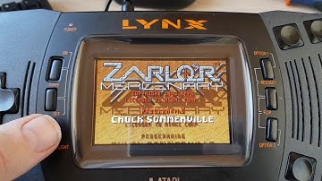Lynx 2 McWill Mod with VGA & Controller Port (DB9 Master System)