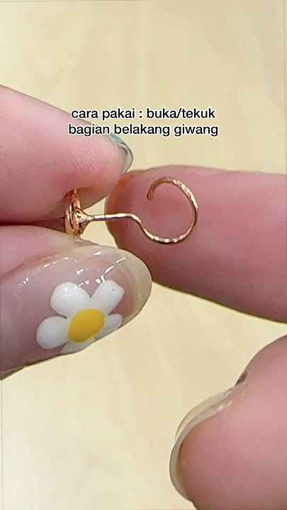 anting imut mirip toge nih, ada yang tau anting ini 😍✨ #fypシ