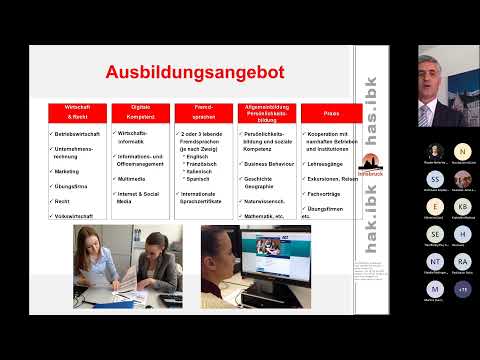 Infotag HAK_HAS Innsbruck 2021- Begrüßung und allgemeiner Überblick