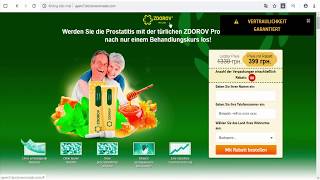 Zdorov Prostatitis Cream - Prostatitis - At, De
