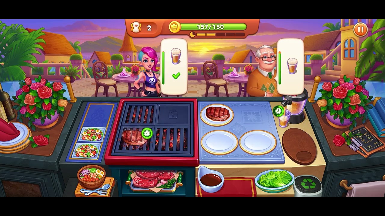 Cooking Game Part 2 🍳 | Completing More Levels! #CookingGame # ...