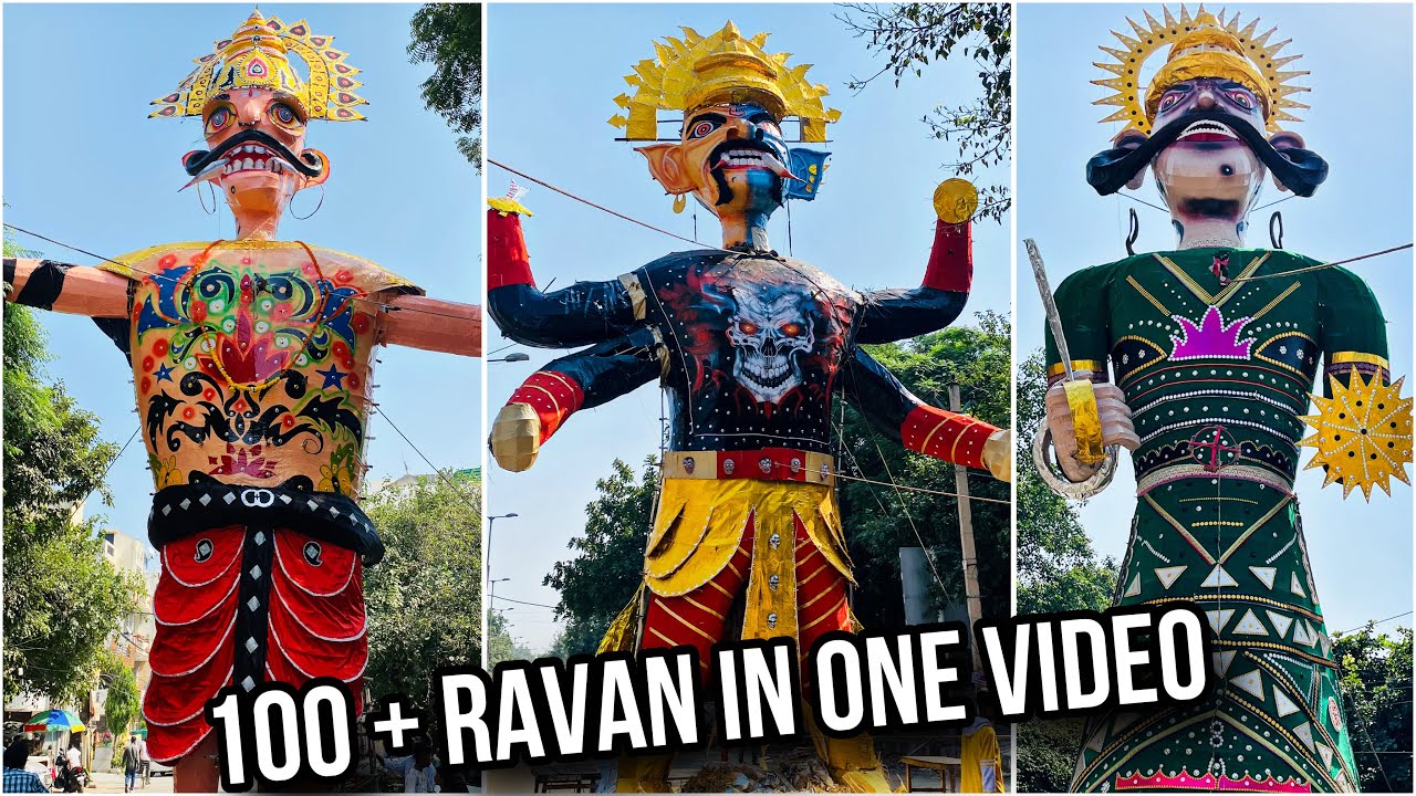 India’s Best 100+ Ravan In One Video🔥 | Dussehra 2024 | Karampura | Tagore garden | Subhash nagar |