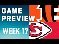 Cincinnati Bengals vs. Kansas City Chiefs | 2023 Week 17 Game Preview