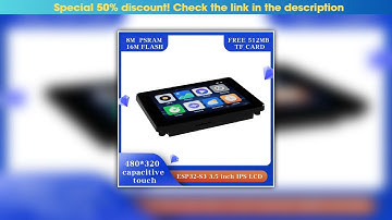 Slide ESP32-S3 3.5-inch capacitive touch IPS module 8M PSRAM 16M FLASH Arduino LVGL development 320