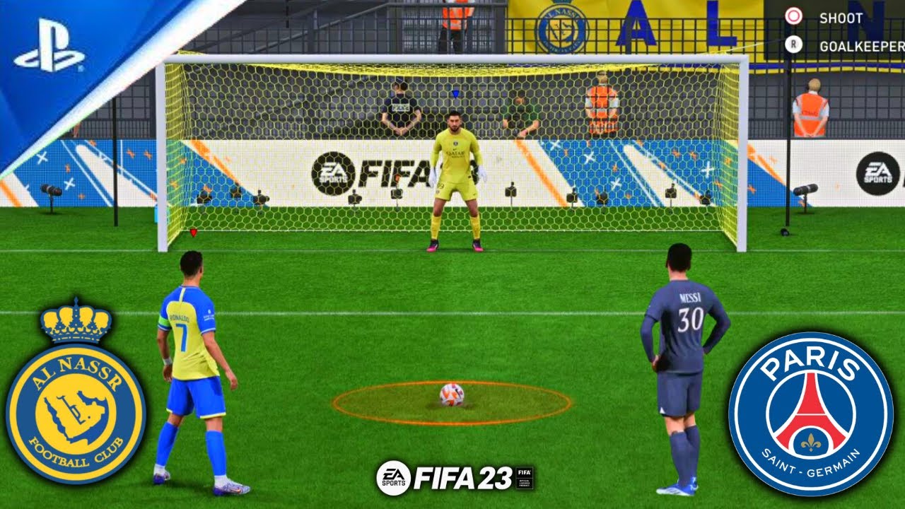Ronaldo v Messi || AL NASSR VS PSG FIFA 23 Penalty Shootout - YouTube