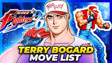 TERRY BOGARD MOVE LIST - The King of Fighters 