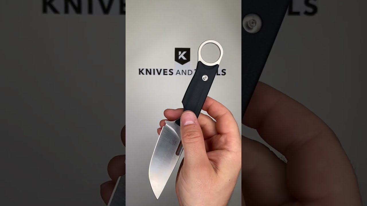 Kizer Cabox 1048C1, Satin 154CM, G10, fixed knife - YouTube