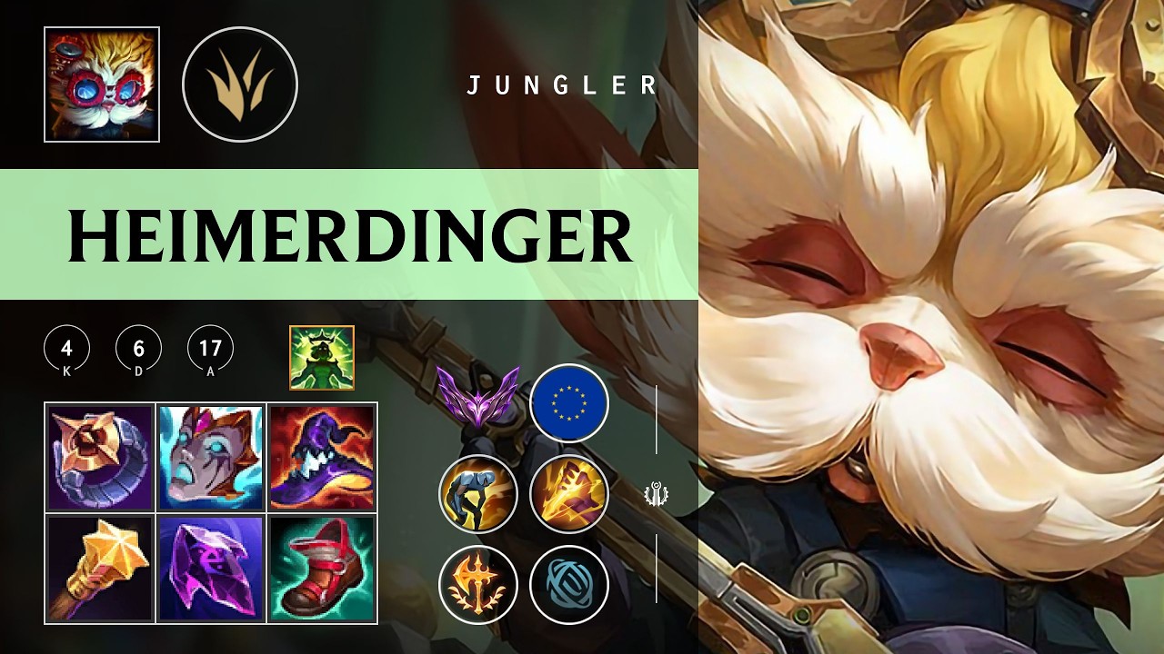 Heimerdinger Jungle vs Diana - EUW Master Patch 26.03