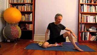 Achilles tendon in trikonasana