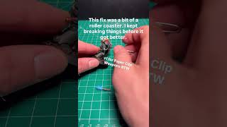 Weapon Repair #warhamer40k  #miniaturepainter  #warhammer40k  #warhammercommunity  #spacemarines
