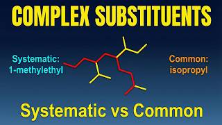 How to Name Complex Substituents (IUPAC) – Systematic vs Common Names