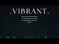 Wnhwar - Vibrant (visualiser/moment)