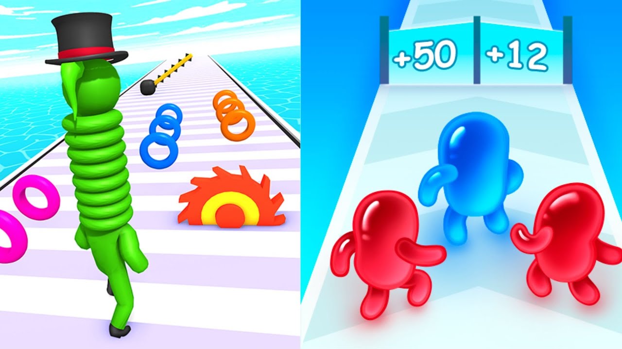 Long Neck Run vs Join Blob Clash 3D Asmr Gameplay